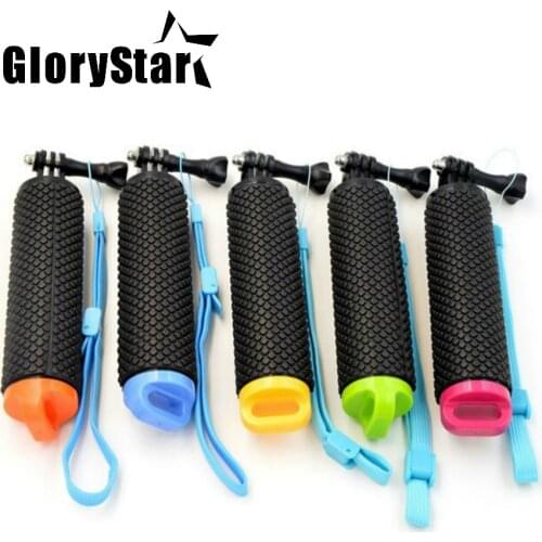 Floating Hand Grip For Gopro hero OSMO Float hand bobber stick For Go pro SJCAM Handle pole monopo accessory Sport Action camera