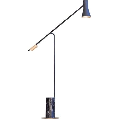 Postmodern creative marble living room floor lamp art bedside bedroom designer model room floor lamp