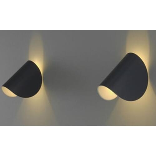 Nordic simple modern creative personality living room aisle bedroom background wall lamp study rotating bedside wall lamp