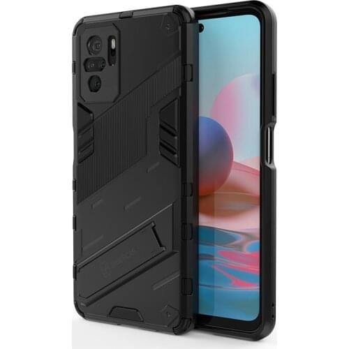 Kickstand Anti-falling Dual Layer Fitted Case for Xiaomi Redmi Note 10 Pro 9 9S 9T 9C Mi 11 Lite 10S Poco F3 M3 X3 NFC Cover