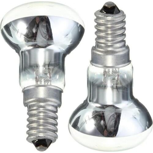1PCS 30W Incandescent Bulb Reflector Light R39 E14 Tungsten Filament Spotlight Bulb Lava Lamp Replacement Light Tranparent Screw