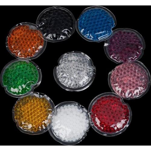 1pc Soft Massager Hot/Cold First Aid Gel Bead Ice Bag Body Massage Reusable Heat Ice Gel Pack Pain Relief