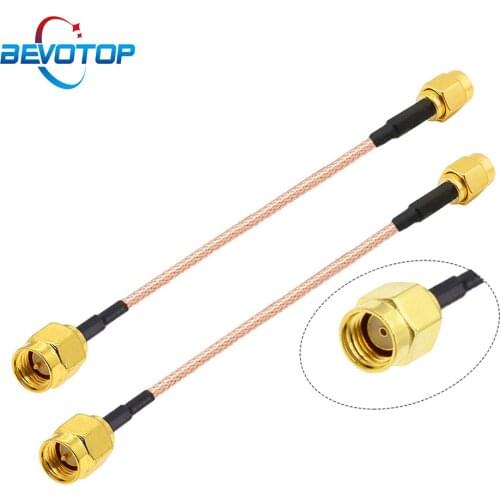 10pcs/lot RG178 WIFI Extension Cable SMA Male Plug to RP SMA Male Adapter RF Coaxial Cable Wireless Router Antenna Jumper Cord