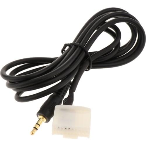 3.5mm Jack AUX Line In Adapter for Toyota RAV4 Camry Highlander Corolla