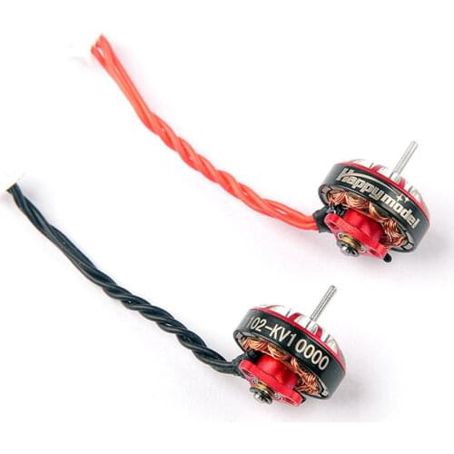 4PCS HappyModel EX1102 1102 8500KV 9000KV 10000KV 13500KV 2-3S Brushless Motor for Mobula7 HD 75mm 85mm Tinywhoop Drones