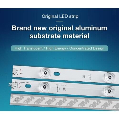 8pcs 40cm 42.6cm LED Backlight Strip 4 Lamp Beads Light Bar For LG Innotek DRT 3.0 TV 42 Inch TV