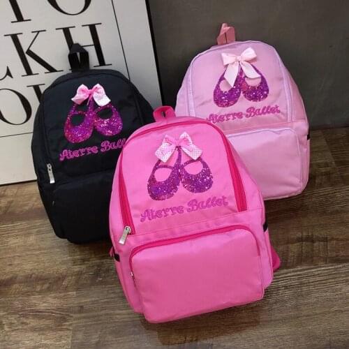 Ballet Shoes Bag Girl Ballet Dance Bag for Girls Tutu Ballerina Backpacks for Kids Princess Dancing Children Dancer Bags