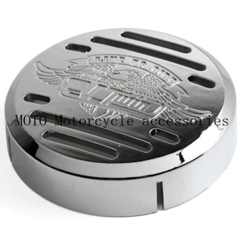 Motorcycle Horn Covers For Yamaha V-star 650 Classic Custom 98-12 2013 V-star 1100 99-09 Kawasaki Vulcan 800 95-06 Chrome/Black
