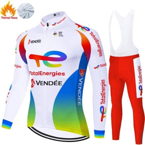 Team Total direct cycling jersey 2020 Winter Thermal Fleece cycling clothing bike wear roupa ciclismo masculino bike pants