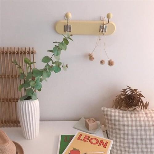French Wall Cream Hook Wooden Clothes Hat Holder Rack Hooks Crochet Organizer Kids Room Home Decoration Photography Prop Gifts