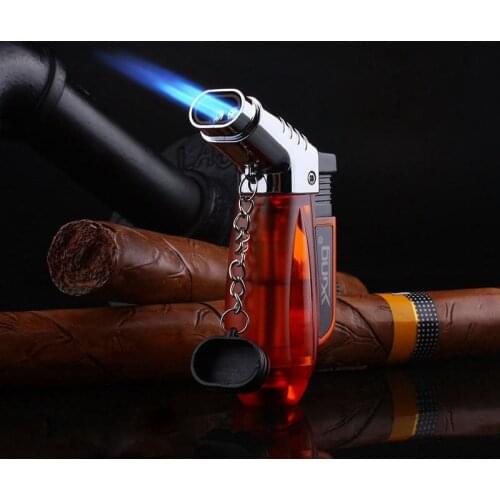Elbow Big Fire Blue Flame Small Spray Gun Butane Welding Torch Windproof Lighter Point Cigar Moxibustion Metal Gas Lighter