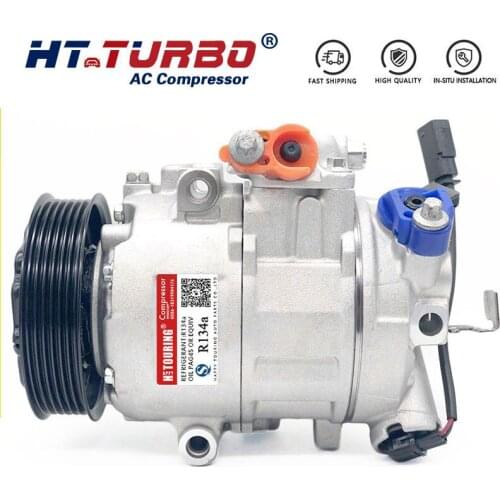 AC Compressor For Audi A2 Volkswagen POLO SKODA SEAT 6Q0820803D 6Q0820803G 6Q0820803J 6Q0820803K 6Q0820803P 6Q0820803Q 6Q0820808