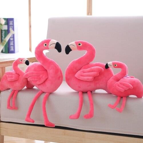 24/40 cm Kawaii Swan Flamingo Ostrich Doll Stuffed Toys Wedding Home Car Decor Best Gift For Women Children
