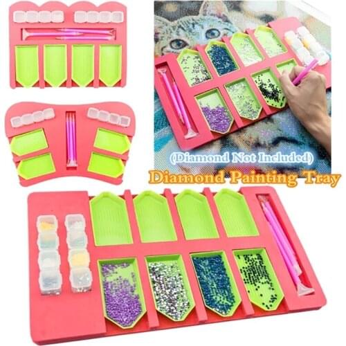 Multifunction Diamond Painting Tray Organizer Holder DIY Diamond Painting Kits Diamond Painting Accessories