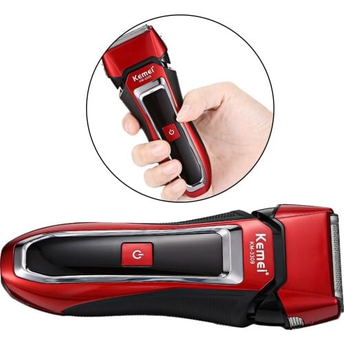 Men Waterproof Beard Shaver USB Cordless Electric Rotary Razor Festival Gift