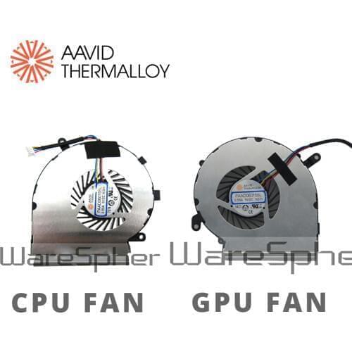 NEW Original CPU GPU Cooling Fan for MSI GE62VR GP62MVR GL62M PAAD06015SL-N366 PAAD06015SL-N371 4 Pin