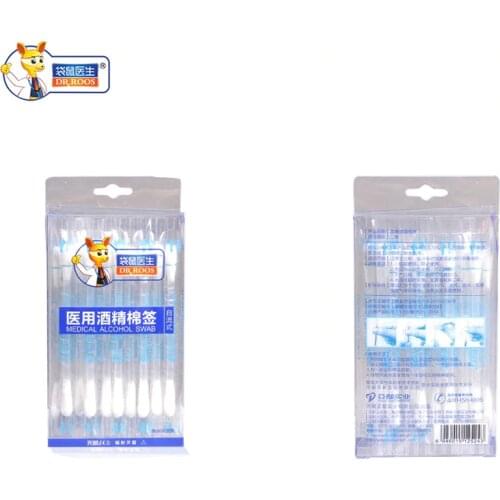 DR.ROOS 40Pcs/Pack Alcohol Cotton Swab Disposable Medical Alcohol Cotton Stick Bar