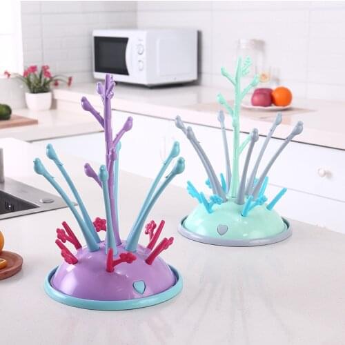 Portable Drying Rack For Baby Bottles Drainer Bottle Holder For Feeding Drying Cup Rack For Babies Bottle Drying Rack