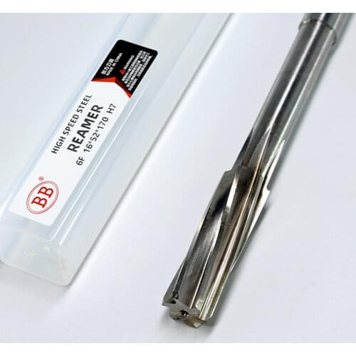 BB HSS Reamer Chucking Machining Tool Spiral Flute Cobalt Cutting Shank H7 2mm-16mm