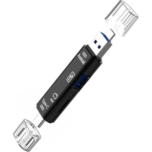 TYPE-C to TF USB2.0 Multifunction Card Reader USB OTG type-c All in One Hub Extension