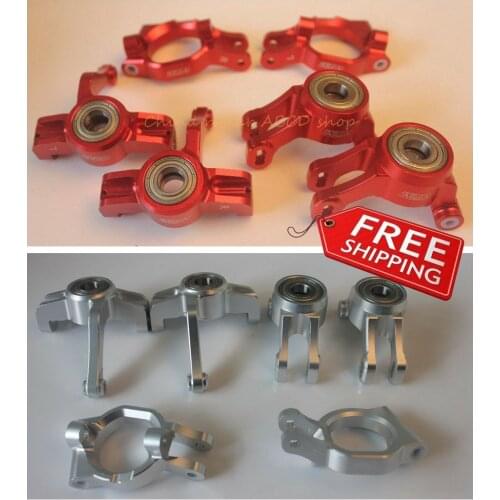 Area CNC front + rear steering wheel hub carrier castor block for Losi DBXL DBXL-e MTXL 6pcs