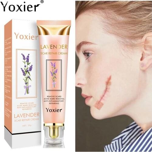 Scar Repair Cream Nourish And Moisturize Repair Surgical Scars Burn Scars Promote Cell Regeneration Lavender Repair Cream 20g
