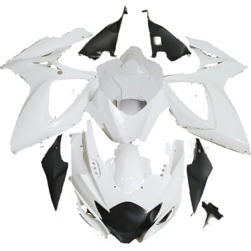 High quality fairing kit for GSXR 600 750 K6 K7 2006 2007 GSXR600 GSXR750 06 07 white fairings for SUZUKI D