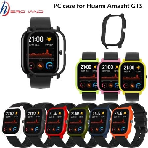 For Amazfit GTS Protective Case for Huami Amazfit GTS Wristbands TPU Frame Bumper Cover PC Protector for Correa Amazfit GTS