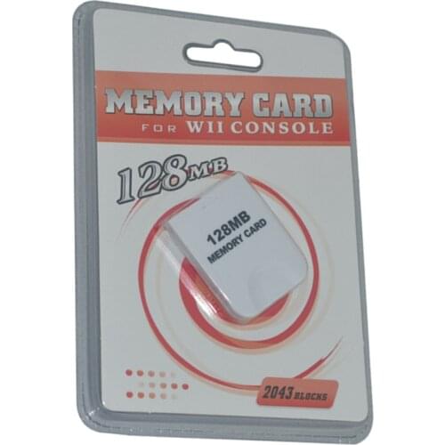 10PCS Top-selling Practical Game 128MB Memory Card for Nintendo for Wii for Gamecube for GC Game System Console game 128M save