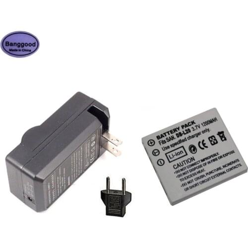 New 3.7V 1200mAh DB-L20 DBL20 DB L20 DB-L20AU DB-L20A Camera Battery for Sanyo Xacti DMX-CG6-P DMX C5W C6K C6S C6R CA6 CA65 CG65