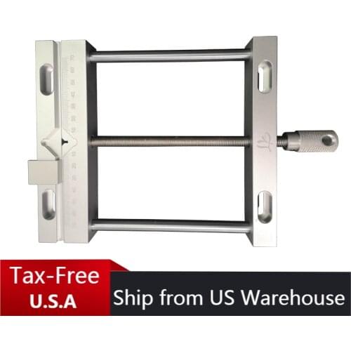 Aluminium Flat Tongs Vice Milling Machine Bench Drill Vise Fixture Parallel-jaw Vice Plain Vise QGG