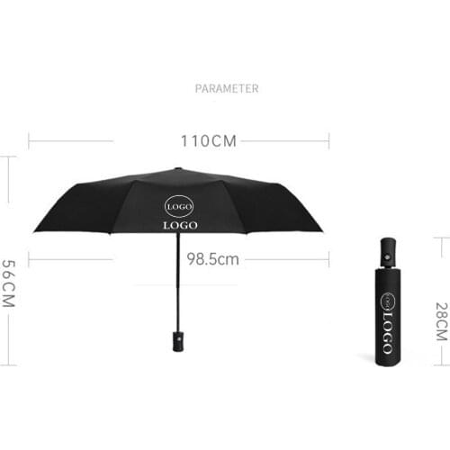 3 Folds Fully Automatic Umbrella For KIA Sid Rio Soul Sportage Ceed Sorento Cerato K2 K3 K4 K5 Portable Men Women Car Umbrella