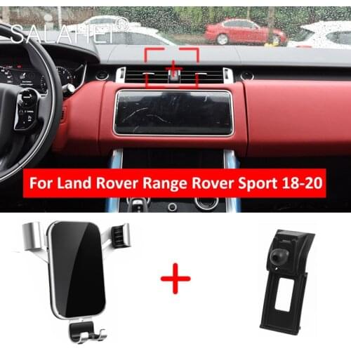 Car Phone Holder For Land Rover Range Rover Sport 18-20 Interior Dashboard Holder Cell Stand Car Accessories Mobile Phone Holder