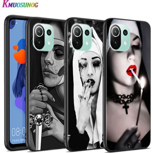Sister Style Nun Sexy Girl Soft Silicone Cover For Xiaomi Mi Note 11 11i 10i 10T 10 9 9T 9 8 SE Lite Pro Ultra Phone Case