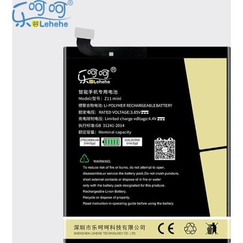 New LEHEHE Li3827T44P6h726040 Battery For ZTE Nubia Z11mini NX529J Battery 2830mAh battery replacement with Tools Gifts