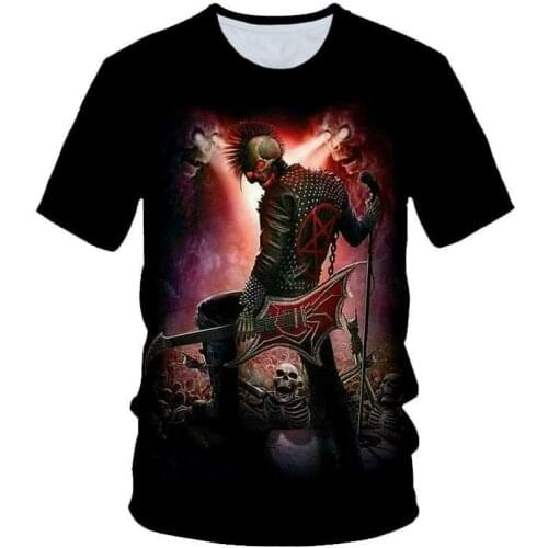 Skull Beauty Cool 3D t shirts Mens Motorcycle Punk 3D Printed T shirt Men Clothes tshirt Summer Top Homme Hipster Pop Shirt