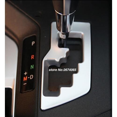 ABS Chrome For Toyota RAV 4 RAV4 2016 2017 Left Handed Driver Transmission Shift Gear Panel Cover Trim Covers Car Accessories