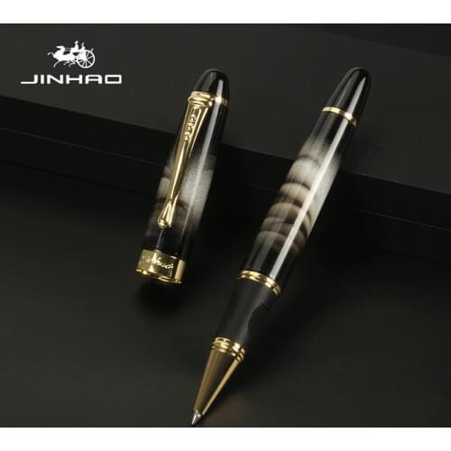 Jinhao Luxury X450 caneta rollerball Metal Gold Accessories Ball Gel Pen Rollerball Pen Office Stationery Signature Pens pluma