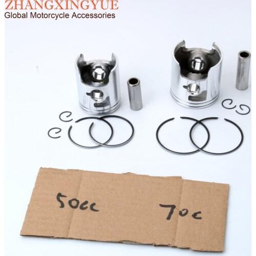 50cc 70cc Piston Kit for Derbi Senda X-Race X-Trem Enduro SM EBS050 Euro 2-Stroke 40mm 47mm Motorcycle