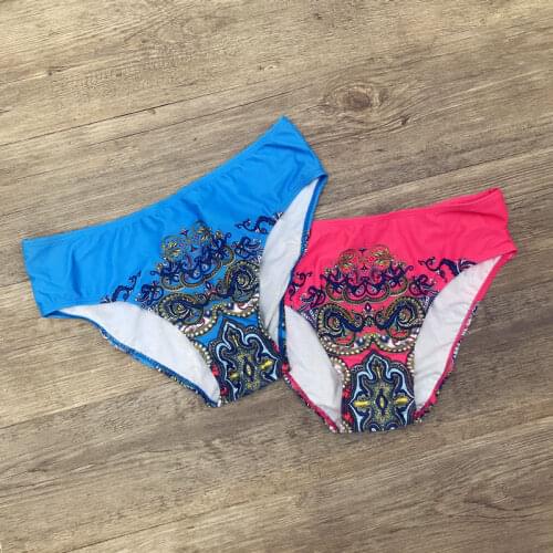 Swimsuit Underwear Summer Women Briefs Bikini Bottom High Waisted Bikinis Swim Pants Shorts Bottom Swimwear Beach Wear Biquini