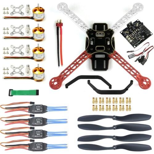 RC Drone Quadrocopter 4-axis Aircraft Kit F330 MultiCopter Frame KK XCOPTER Flight Control No Transmitter No Battery F02471-K