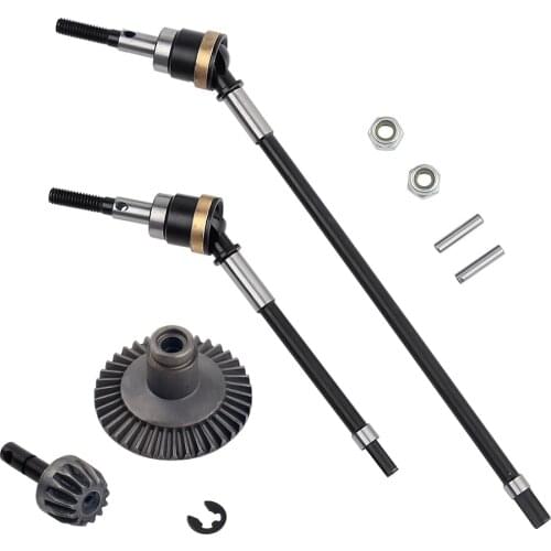 INJORA Metal Front Dogbone Axle Gear for RC Crawler Axial Wraith Series RR10 90018 90020 90045 90048