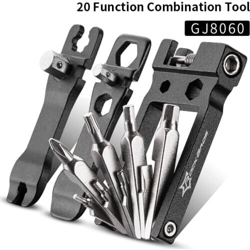 ROCKBROS Bike Repair Tools 16 in 1 Multifunction Bicycle Repair Tool Kit Hex Spoke Cycling Screwdriver MTB Road Bike Accessories