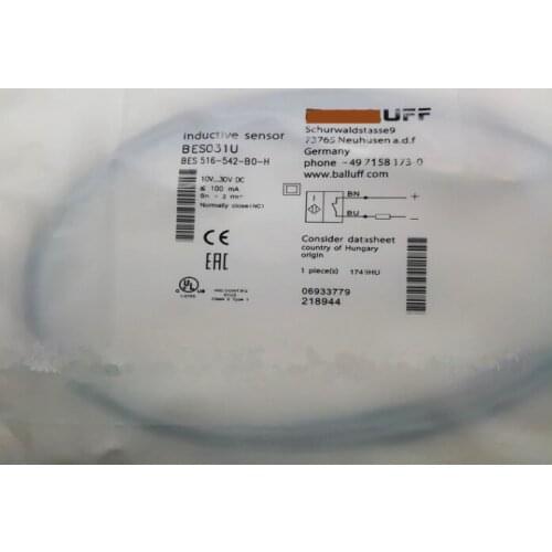 BES 516-542-BO-H new inductive proximity sensor switch spot