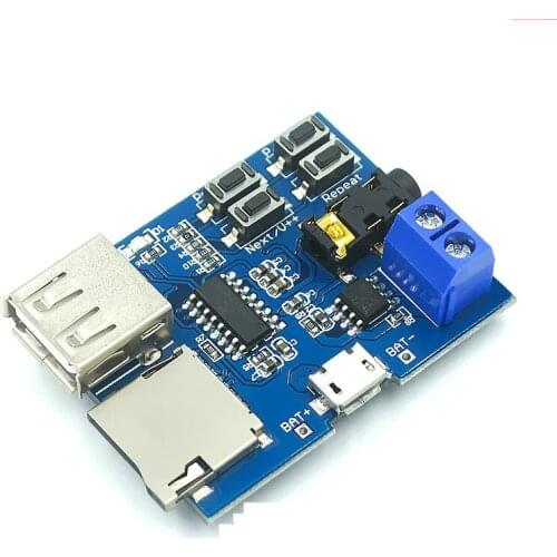 MP3 Lossless Decoder Board Comes With Power Amplifier MP3 Module MP3 Decoder TF Card U Disk Decoder Player Power Amplifier Board