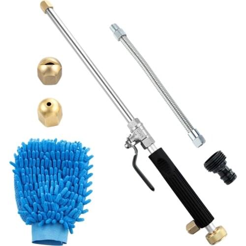 Jet Power Washer Wand High Pressure Garden Sprayer Attachment, Water Hose Nozzle,Flexible Glass Cleaning Tool, Foam Cannon Car W