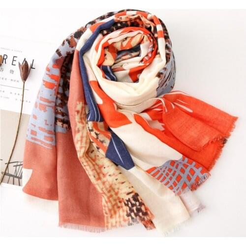2020 New Geometric Print Fringe Scarves Shawls Long Cotton Soft Trendy Scarf Wrap Hijab Muffler Free Shipping