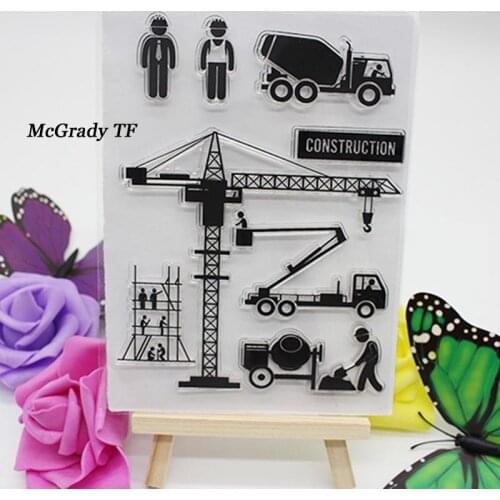Silicone Clear Stamp Sheet DIY Workers Transparent Clear For DIY Scrapbooking Standard Stamp Card Making Craft Decoration Stamps