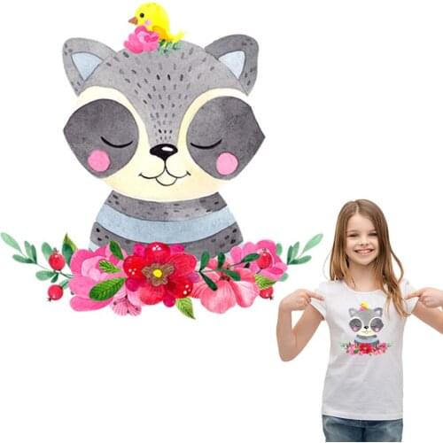 Fabric Patches Boho Flower Animal Pattern A-Level Washable Parches Ropa 2020 New Easy Print By Household Irons Clothes Stickers