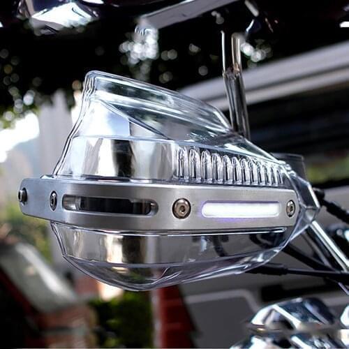 Motorcycle Hand Guards LED Windshield Motocross Accessories For HONDA vfr800 cr 250 vfr 1200 bros 160 pcx 125 rebel 250 xr250
